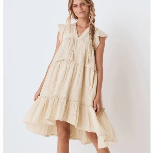 Spell Dresses | Spell & The Gypsy Collective Nwt XL Hanalei Midi Dress | Color: Cream | Size: XL | Ccliz's Closet